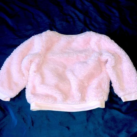 Pink fluffy bomber jacket - Picture 2 of 6